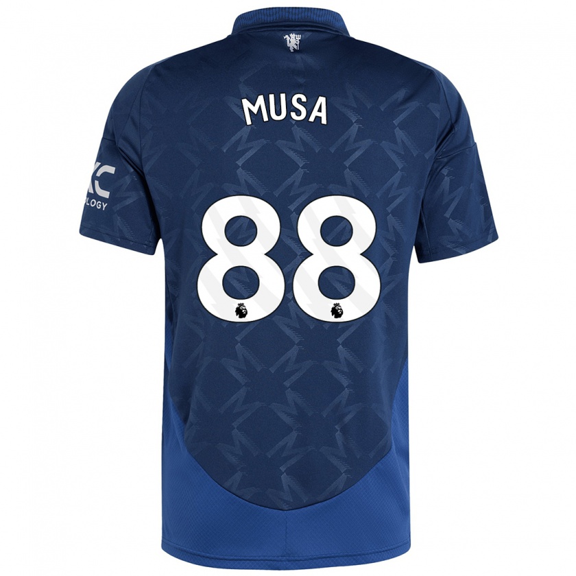 Kandiny Mujer Camiseta Victor Musa #88 Índigo 2ª Equipación 2024/25 La Camisa México