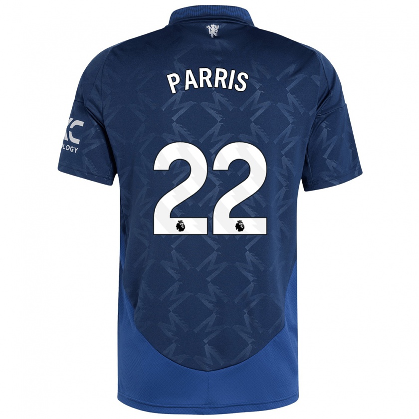 Kandiny Dames Nikita Parris #22 Indigo Uitshirt Uittenue 2024/25 T-Shirt België