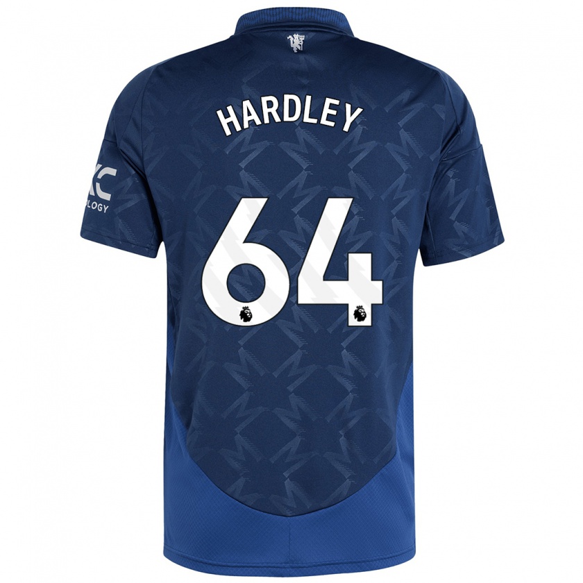 Kandiny Donna Maglia Bjorn Hardley #64 Indaco Kit Gara Away 2024/25 Maglietta