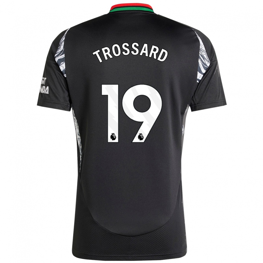 Kandiny Donna Maglia Leandro Trossard #19 Nero Kit Gara Away 2024/25 Maglietta