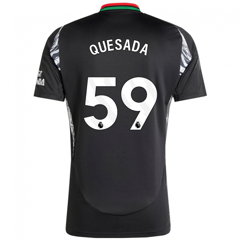 Kandiny Damen Elián Quesada #59 Schwarz Auswärtstrikot Trikot 2024/25 T-Shirt Österreich