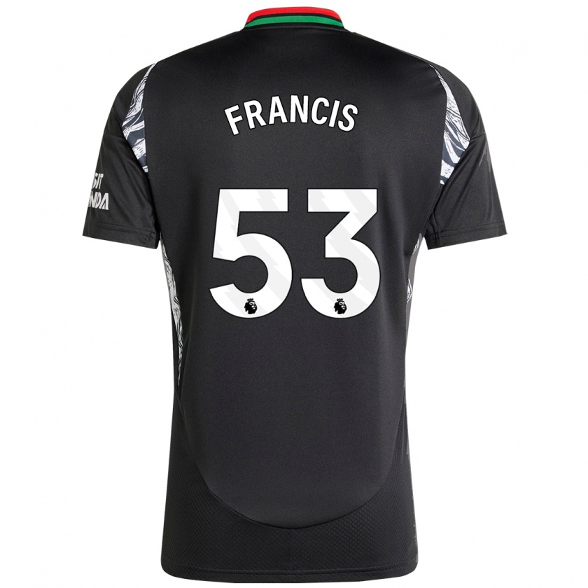 Kandiny Donna Maglia Jack Henry-Francis #53 Nero Kit Gara Away 2024/25 Maglietta