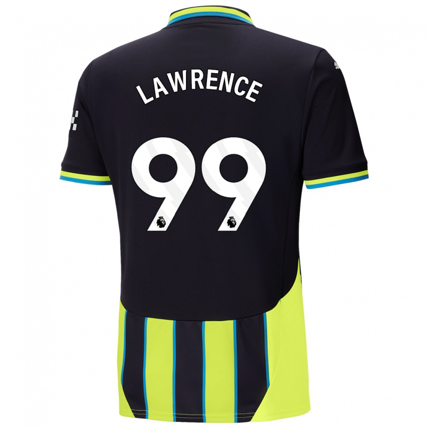 Kandiny Damen Emilio Lawrence #99 Blaugelb Auswärtstrikot Trikot 2024/25 T-Shirt Österreich