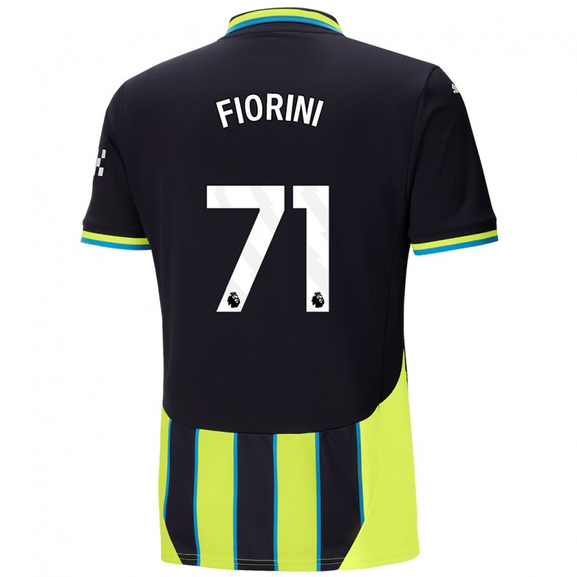 Kandiny Damen Lewis Fiorini #71 Blaugelb Auswärtstrikot Trikot 2024/25 T-Shirt Österreich