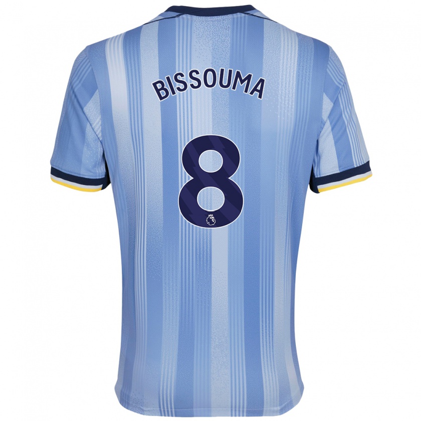 Kandiny Damen Yves Bissouma #8 Hellblau Auswärtstrikot Trikot 2024/25 T-Shirt Österreich