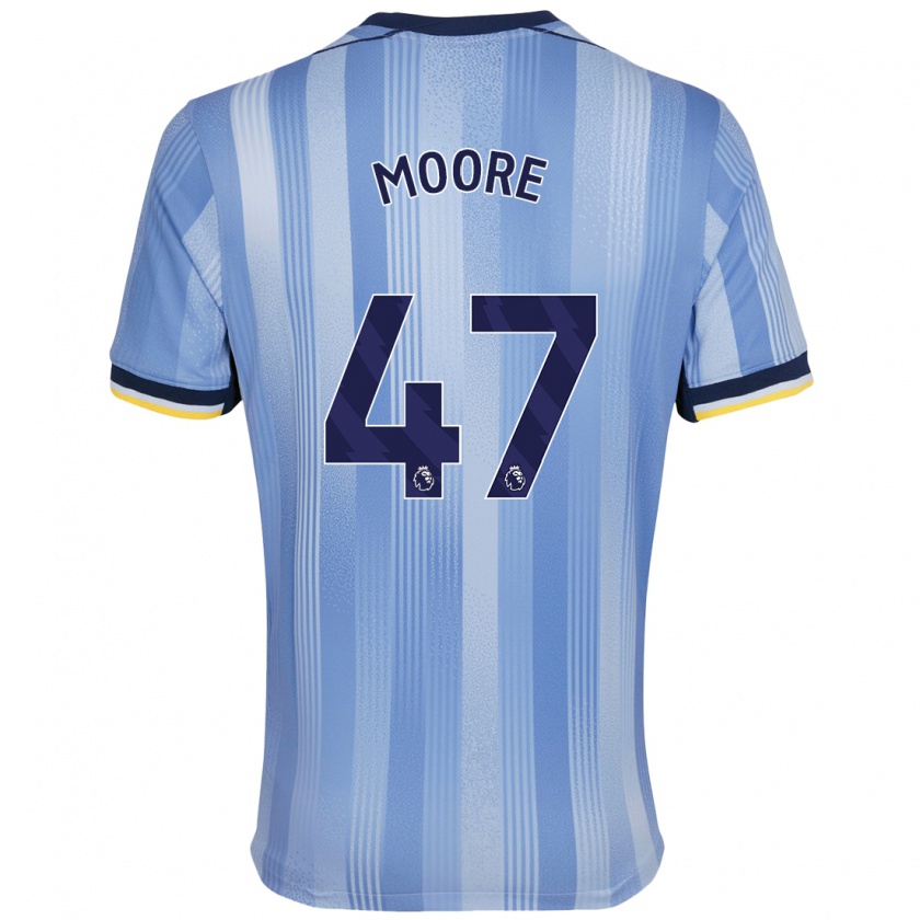 Kandiny Damen Mikey Moore #47 Hellblau Auswärtstrikot Trikot 2024/25 T-Shirt Österreich