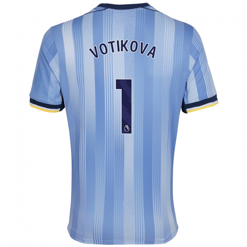 Kandiny Donna Maglia Barbora Votíková #1 Azzurro Chiaro Kit Gara Away 2024/25 Maglietta