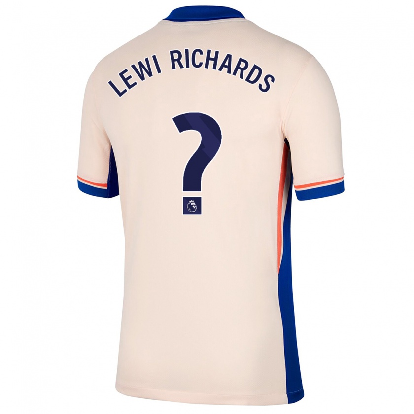 KandinyレディースLewi Richards#0ライトベージュアウェイシャツ2024/25ジャージーユニフォーム