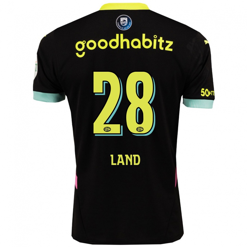 Kandiny Dames Tygo Land #28 Zwart Geel Uitshirt Uittenue 2024/25 T-Shirt