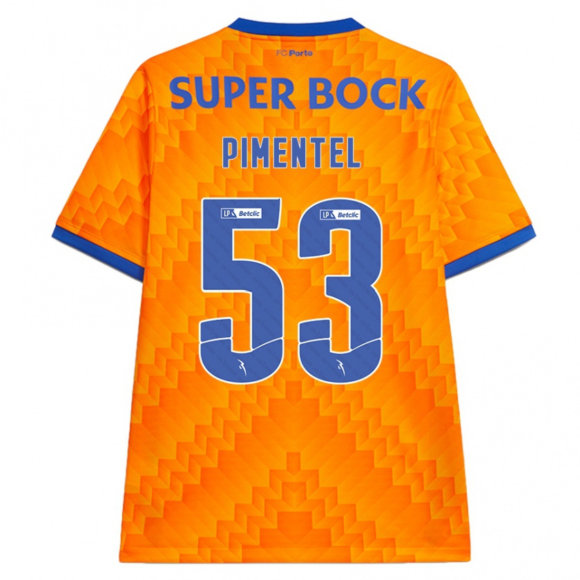 Kandiny Damen Eric Pimentel #53 Orange Auswärtstrikot Trikot 2024/25 T-Shirt Österreich