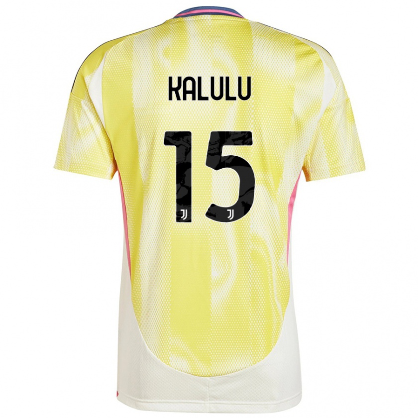 Kandiny Damen Pierre Kalulu #15 Solargelb Auswärtstrikot Trikot 2024/25 T-Shirt Österreich