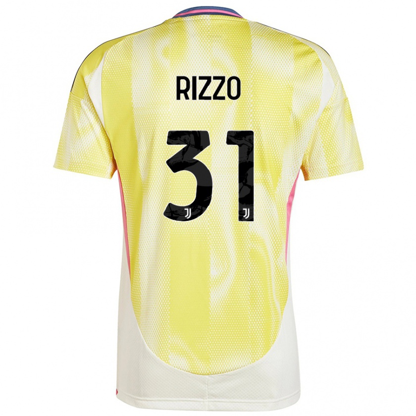 Kandiny Dames Niccolò Rizzo #31 Zonnig Geel Uitshirt Uittenue 2024/25 T-Shirt