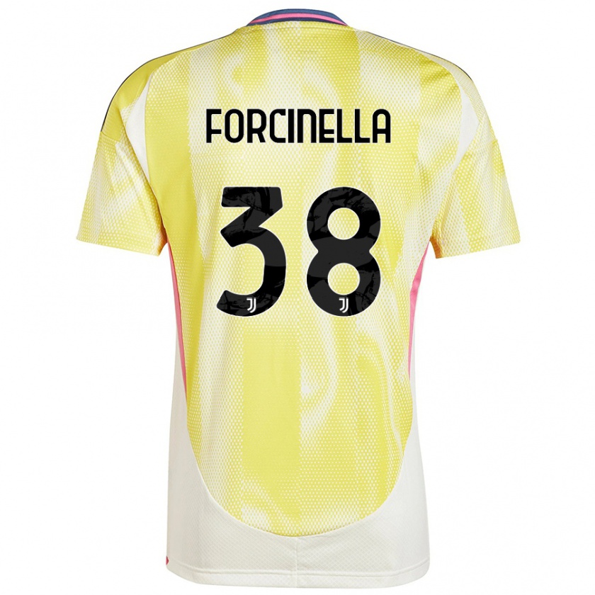 Kandiny Dames Camilla Forcinella #38 Zonnig Geel Uitshirt Uittenue 2024/25 T-Shirt