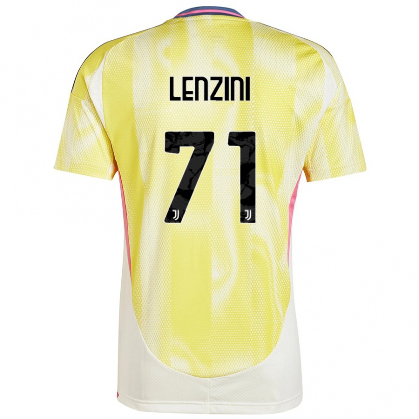 Kandiny Mujer Camiseta Martina Lenzini #71 Amarillo Solar 2ª Equipación 2024/25 La Camisa