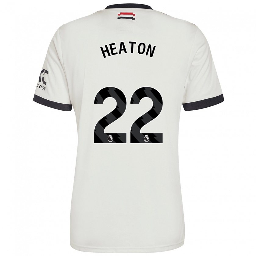 Kandiny Dames Tom Heaton #22 Gebroken Wit Thuisshirt Derde Tenue 2024/25 T-Shirt