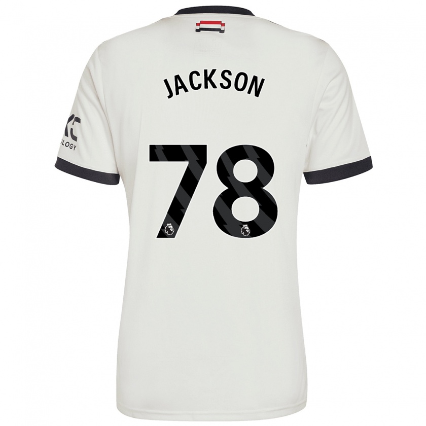 Kandiny Dames Louis Jackson #78 Gebroken Wit Thuisshirt Derde Tenue 2024/25 T-Shirt