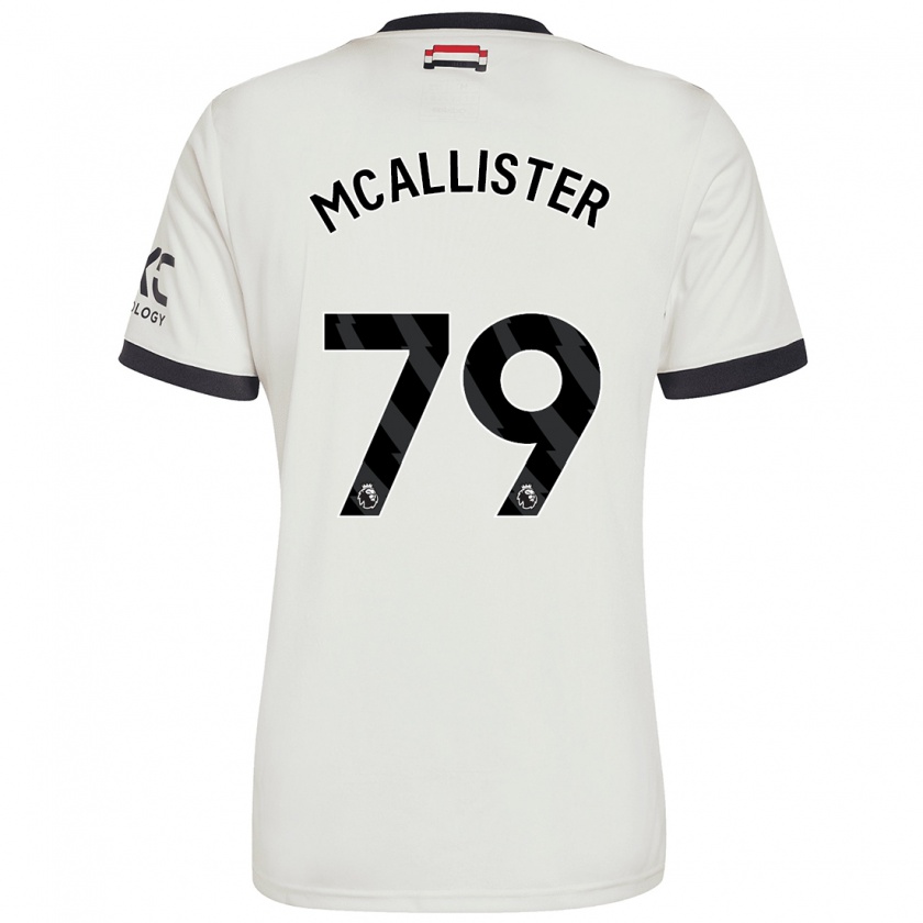 Kandiny Mujer Camiseta Finley Mcallister #79 Blanquecino Equipación Tercera 2024/25 La Camisa México