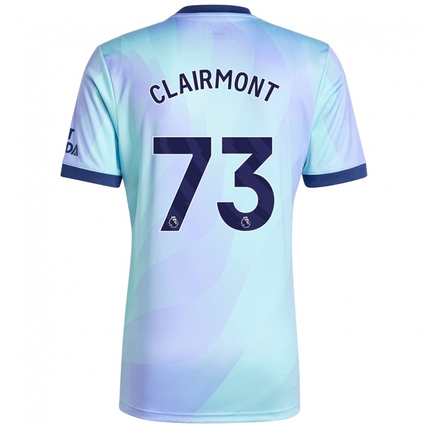 Kandiny Dames Reece Clairmont #73 Aqua Thuisshirt Derde Tenue 2024/25 T-Shirt