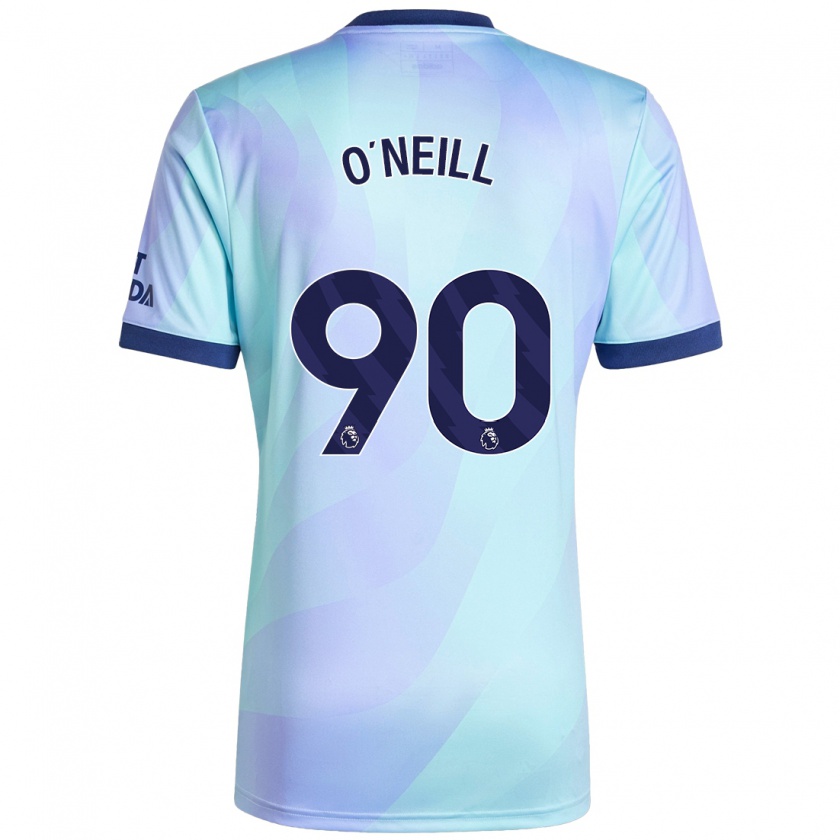 Kandiny Dames Ceadach O'neill #90 Aqua Thuisshirt Derde Tenue 2024/25 T-Shirt