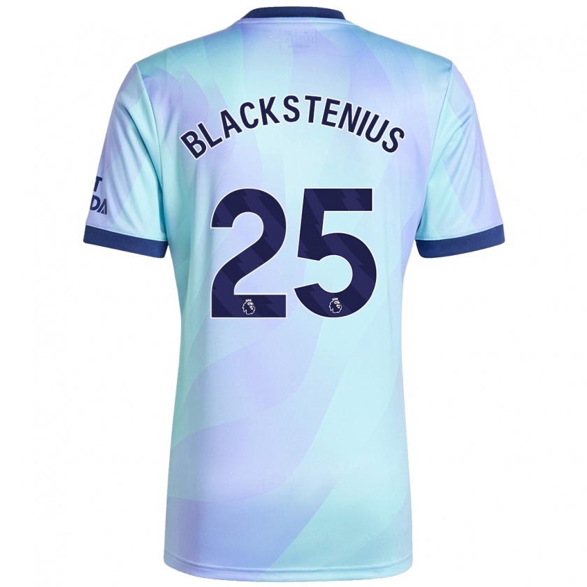 Kandiny Damen Stina Blackstenius #25 Aquamarin Ausweichtrikot Trikot 2024/25 T-Shirt Österreich