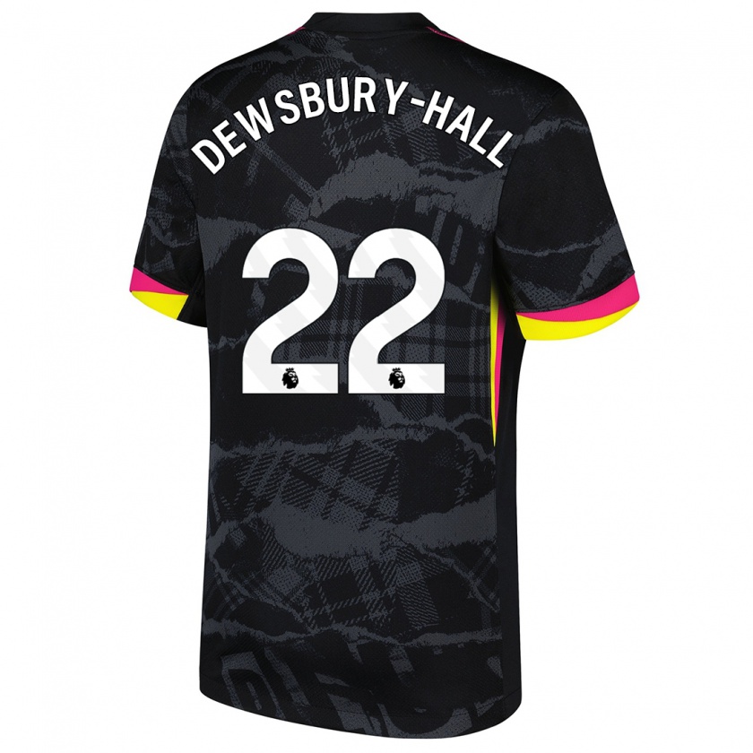 Kandiny Dames Kiernan Dewsbury-Hall #22 Zwartroze Thuisshirt Derde Tenue 2024/25 T-Shirt België