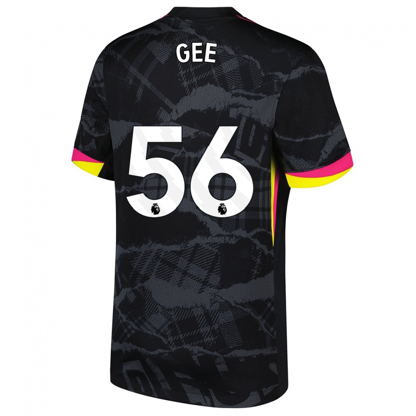 Kandiny Donna Maglia Billy Gee #56 Nero Rosa Kit Gara Third 2024/25 Maglietta