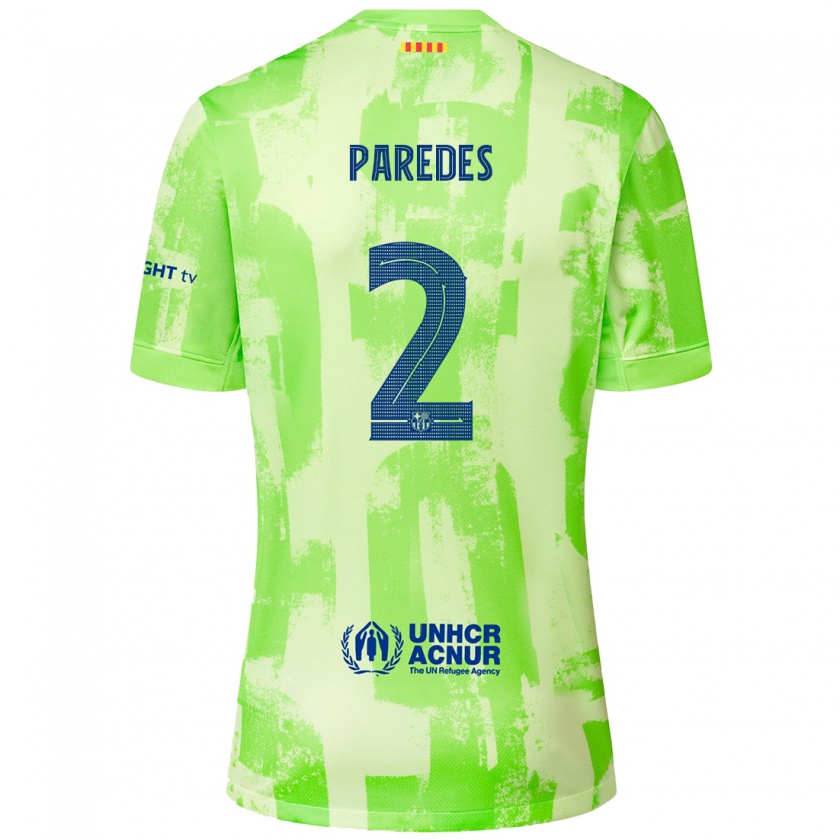 Kandiny Mujer Camiseta Irene Paredes #2 Lima Equipación Tercera 2024/25 La Camisa