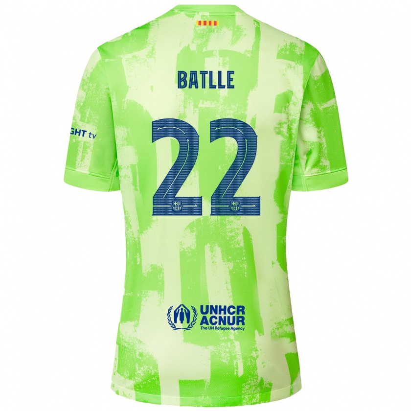 Kandiny Damen Ona Batlle #22 Limettengrün Ausweichtrikot Trikot 2024/25 T-Shirt Österreich