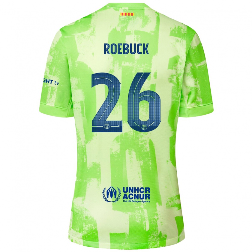 Kandiny Damen Ellie Roebuck #26 Limettengrün Ausweichtrikot Trikot 2024/25 T-Shirt Österreich