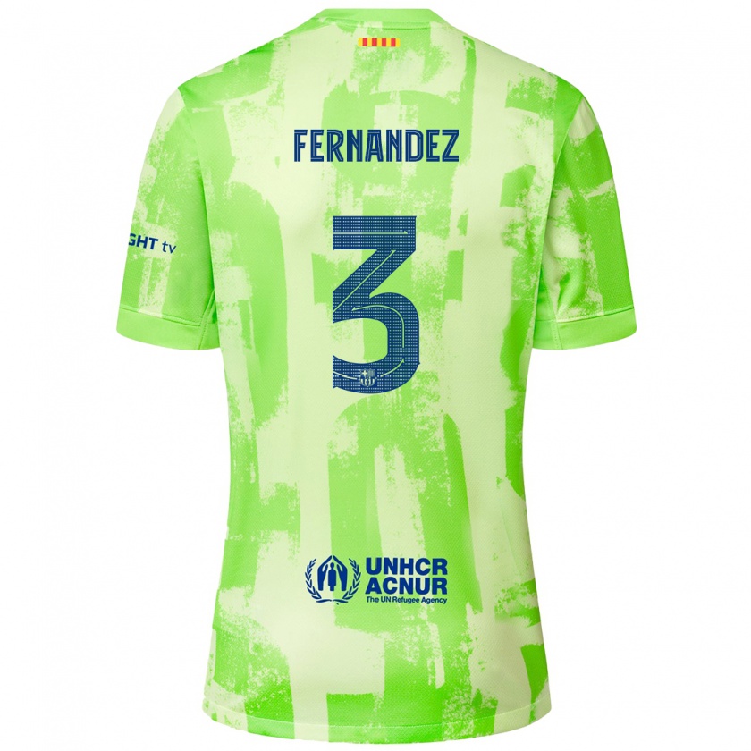 Kandiny Mujer Camiseta Jana Fernandez #3 Lima Equipación Tercera 2024/25 La Camisa