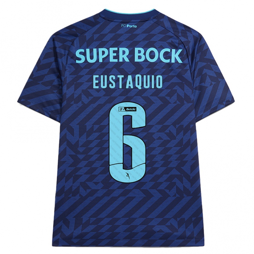 Kandiny Dames Stephen Eustaquio #6 Marineblauw Thuisshirt Derde Tenue 2024/25 T-Shirt België