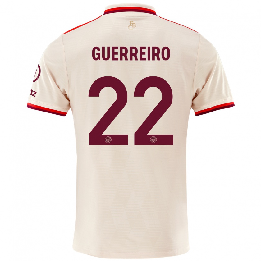 Kandiny Damen Raphaël Guerreiro #22 Leinen Ausweichtrikot Trikot 2024/25 T-Shirt Österreich