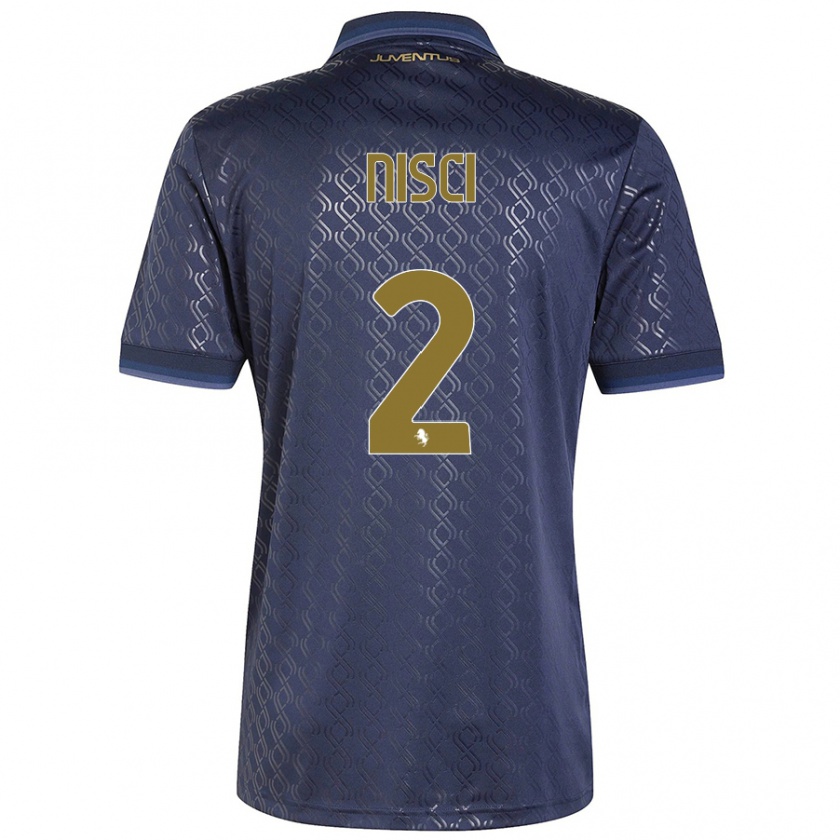 Kandiny Damen Alessandro Nisci #2 Marineblau Ausweichtrikot Trikot 2024/25 T-Shirt Österreich