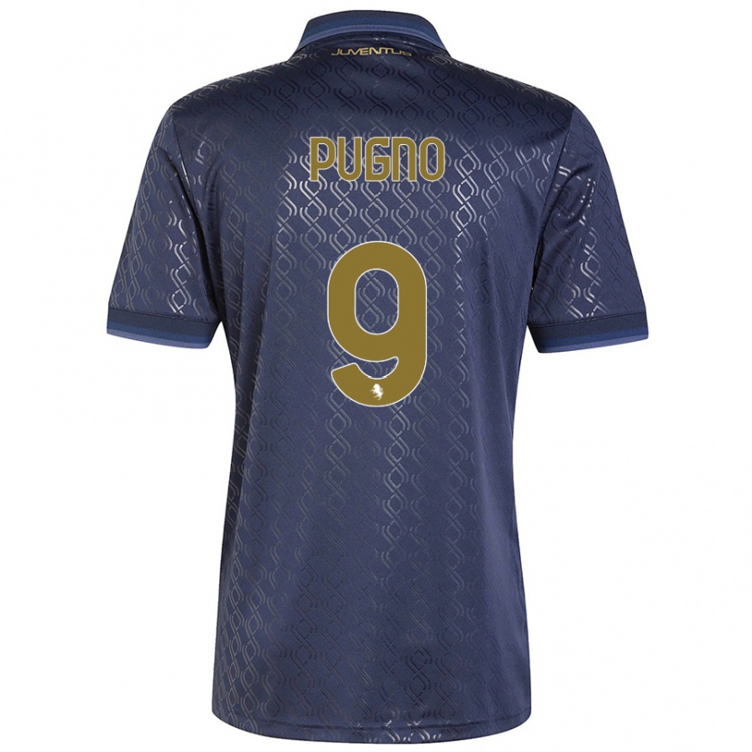 Kandiny Dames Diego Pugno #9 Marineblauw Thuisshirt Derde Tenue 2024/25 T-Shirt