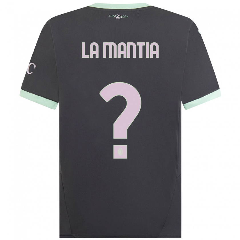 KandinyレディースSimon La Mantia#0グレーサードユニフォームシャツ2024/25ジャージーユニフォーム