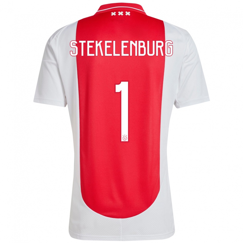 Kandiny Kinderen Maarten Stekelenburg #1 Rood Wit Thuisshirt Thuistenue 2024/25 T-Shirt