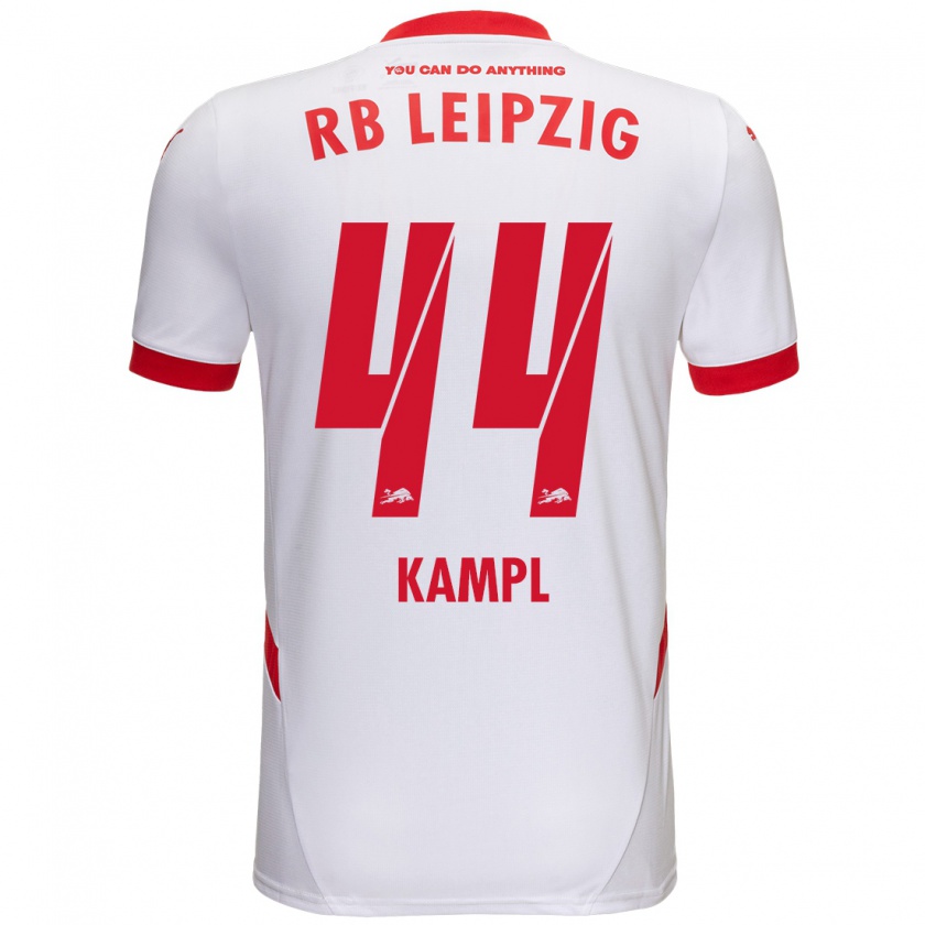 Kandiny Kinder Kevin Kampl #44 Weiß Rot Heimtrikot Trikot 2024/25 T-Shirt Österreich