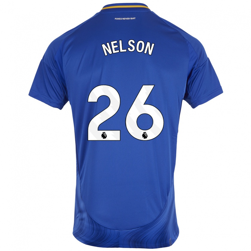 Kandiny Kinderen Ben Nelson #26 Blauw Wit Thuisshirt Thuistenue 2024/25 T-Shirt