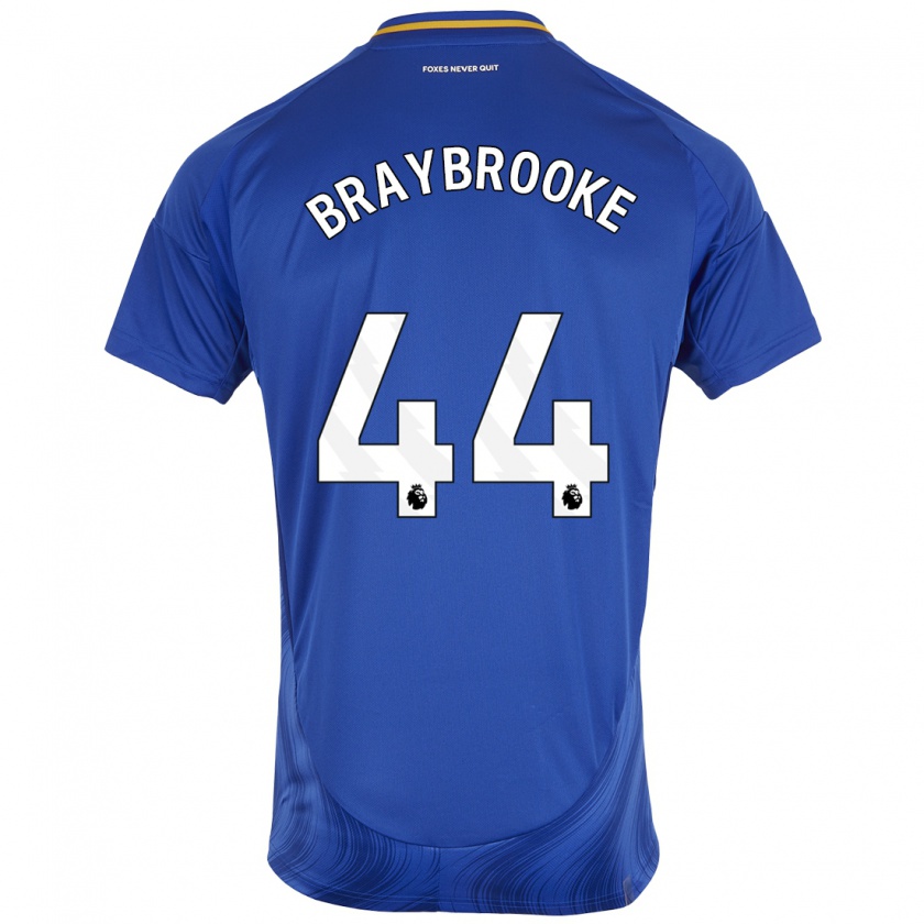 Kandiny Kinder Sammy Braybrooke #44 Blau Weiß Heimtrikot Trikot 2024/25 T-Shirt Österreich