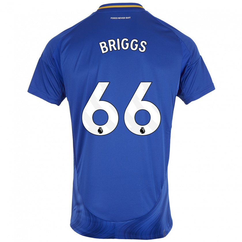 Kandiny Kinder Logan Briggs #66 Blau Weiß Heimtrikot Trikot 2024/25 T-Shirt Österreich