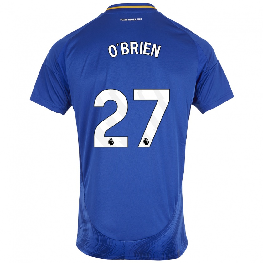 Kandiny Kinderen Shannon O'brien #27 Blauw Wit Thuisshirt Thuistenue 2024/25 T-Shirt