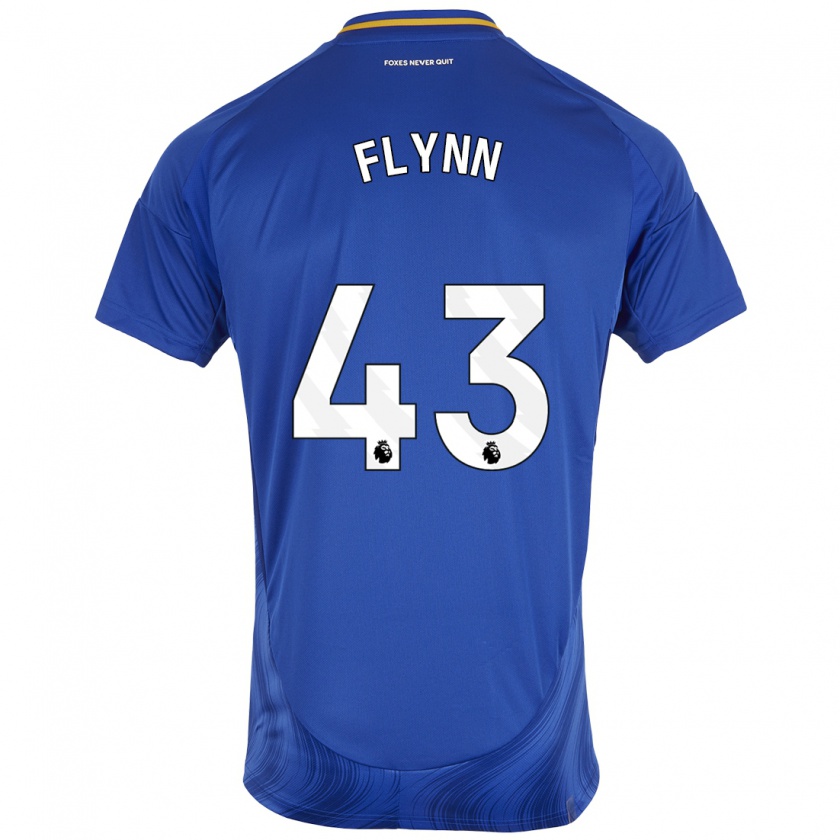 Kandiny Bambino Maglia Shane Flynn #43 Blu Bianco Kit Gara Home 2024/25 Maglietta