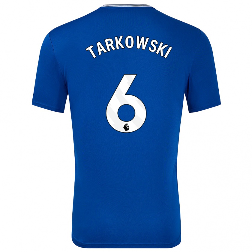 Kandiny Bambino Maglia James Tarkowski #6 Blu Con Kit Gara Home 2024/25 Maglietta