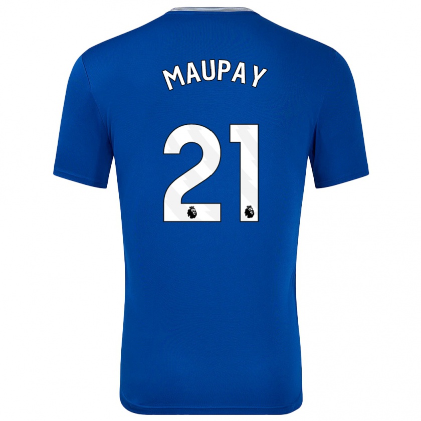 Kandiny Bambino Maglia Neal Maupay #21 Blu Con Kit Gara Home 2024/25 Maglietta