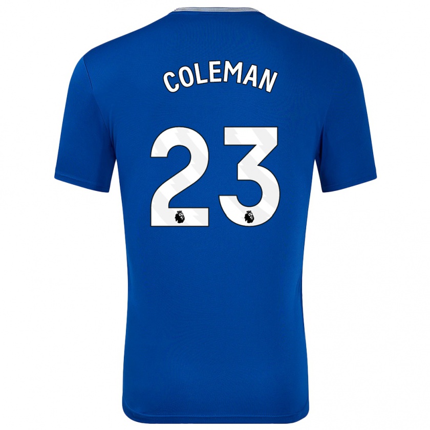 Kandiny Bambino Maglia Séamus Coleman #23 Blu Con Kit Gara Home 2024/25 Maglietta