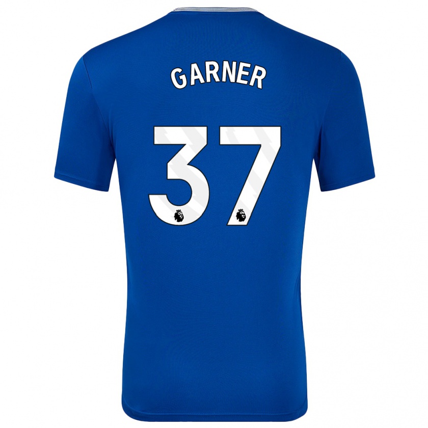 Kandiny Bambino Maglia James Garner #37 Blu Con Kit Gara Home 2024/25 Maglietta