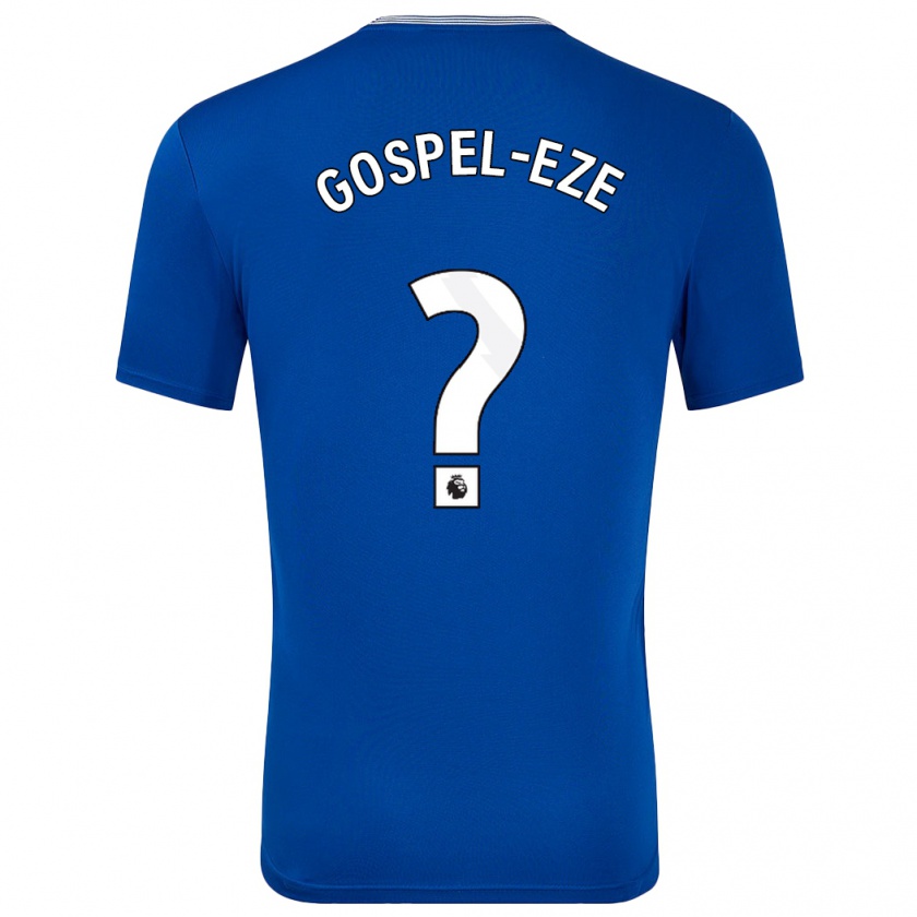 Kandiny Kinder Goodness Gospel-Eze #0 Blau Mit Heimtrikot Trikot 2024/25 T-Shirt Österreich