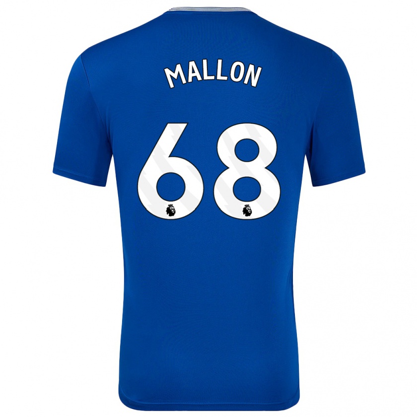 Kandiny Kinder Mathew Mallon #68 Blau Mit Heimtrikot Trikot 2024/25 T-Shirt Österreich