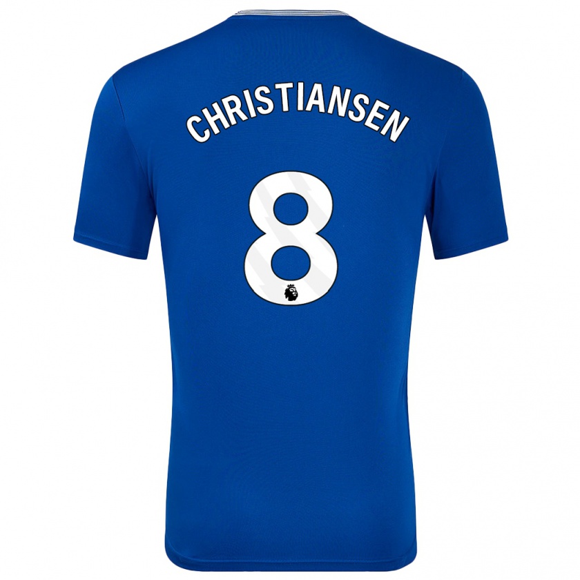 Kandiny Niño Camiseta Izzy Christiansen #8 Azul Con 1ª Equipación 2024/25 La Camisa