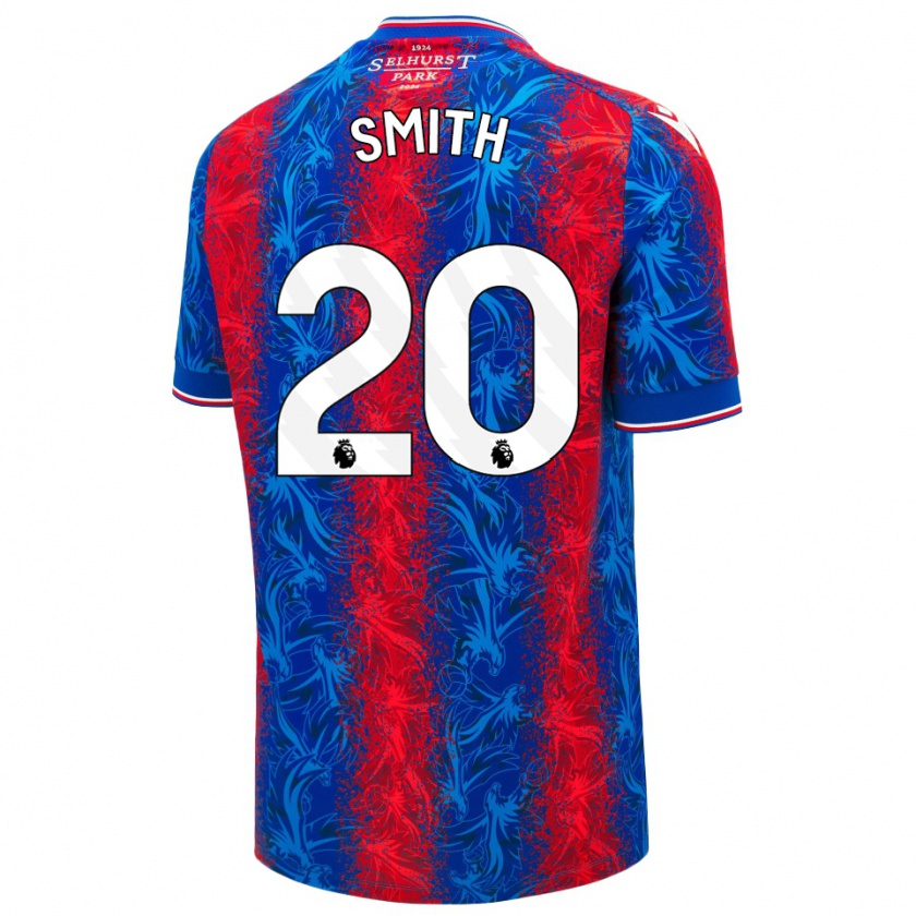 Kandiny Kinderen Hope Smith #20 Rood Blauwe Strepen Thuisshirt Thuistenue 2024/25 T-Shirt